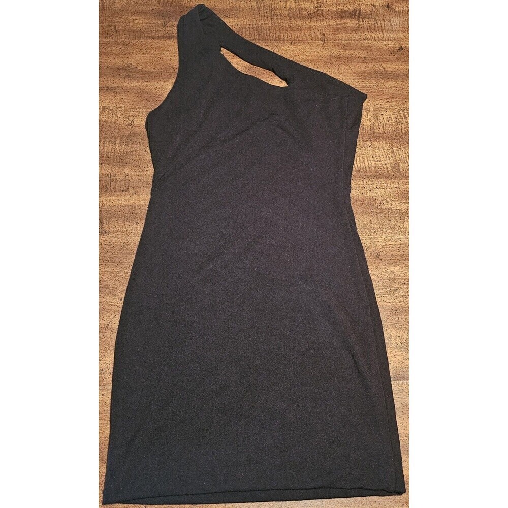 Fashion Nova Cut Me In One Shoulder Mini Dress Size Large Cutout Bodycon NWT - Picture 3 of 7